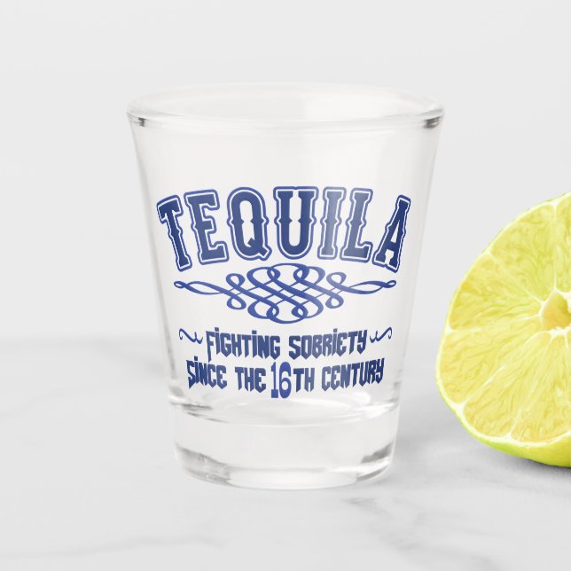 Shot Copo de TEQUILA engraçado (Frente)