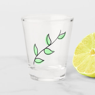 Shot copo de vidro ramificado