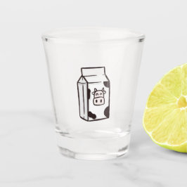 Shot Copo divertido, caixa de vaca, caixa de leite