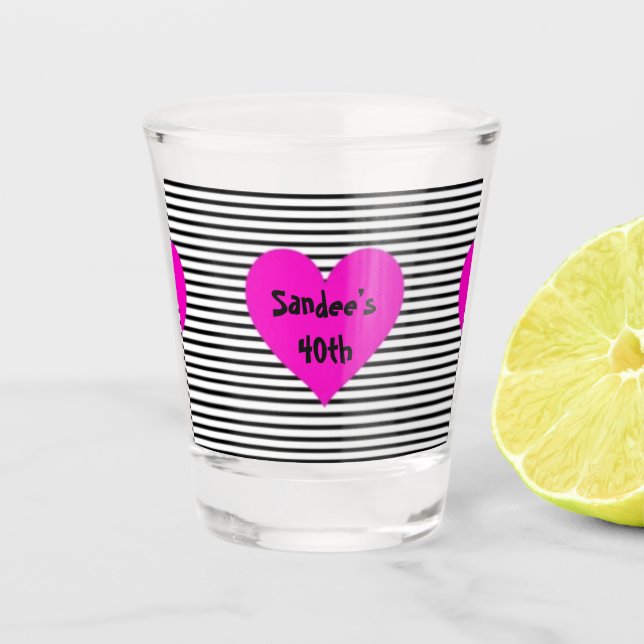 Shot Copo Personalizado para Tiro de Aniversário (Frente)