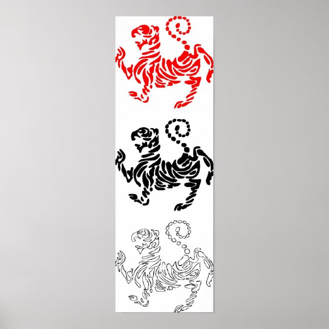 Shotokan Tiger Poster (Frente)