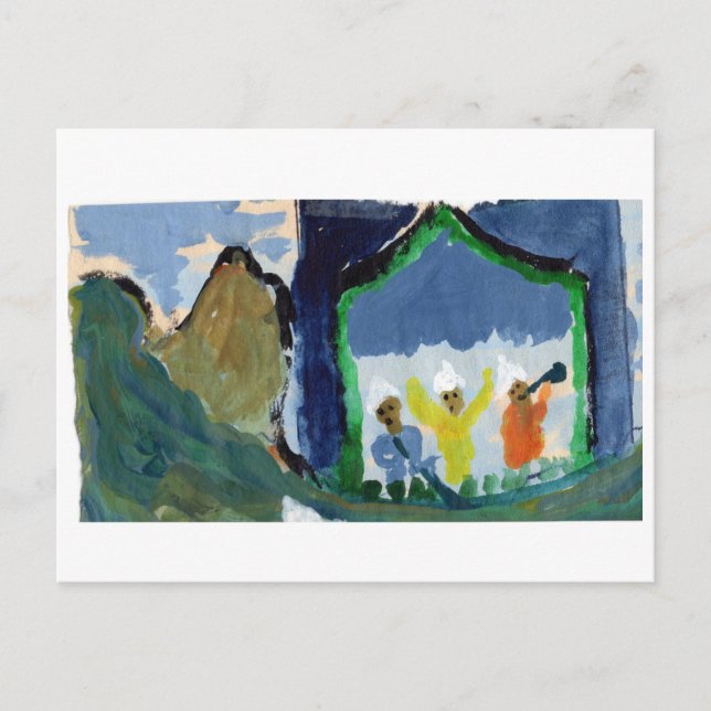 Show no cartão postal das montanhas (Frente)