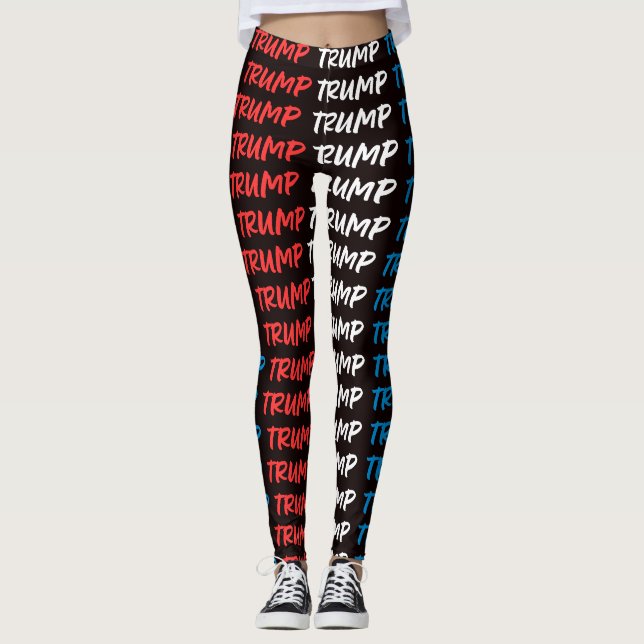 Show Your Support: Trump Colors Leggings (Frente)
