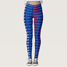 Show Your Support: Trump Colors Leggings