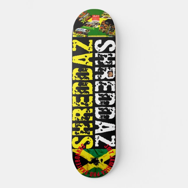 SHREDDAZ 8 1/4" Skateboard Deck (Frente)
