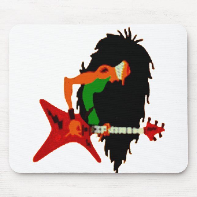 Shredder's Speed Pad: Rock Guitarist Mouse Pad (Frente)