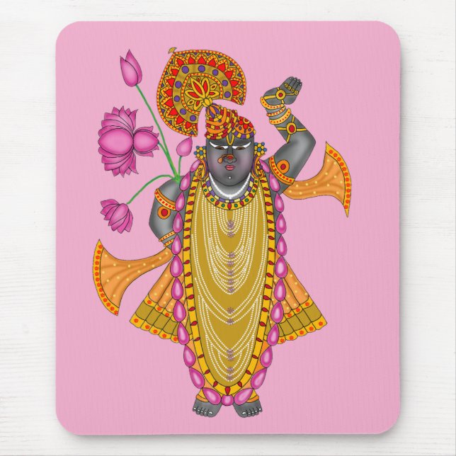 Shreenath Ji Mouse Pad Cover (Frente)