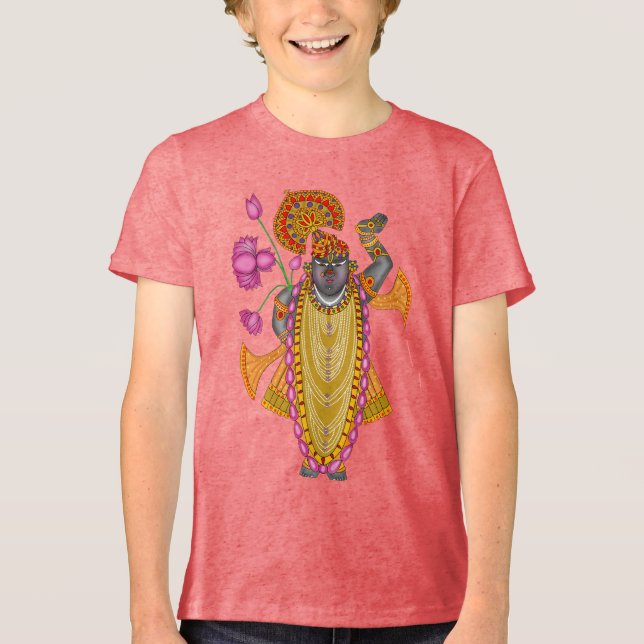 Shreenath Ji T-Shirt – Divine Krishna  (Frente)