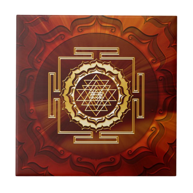 Shri Yantra - Condutor de Energia Cósmica (Frente)