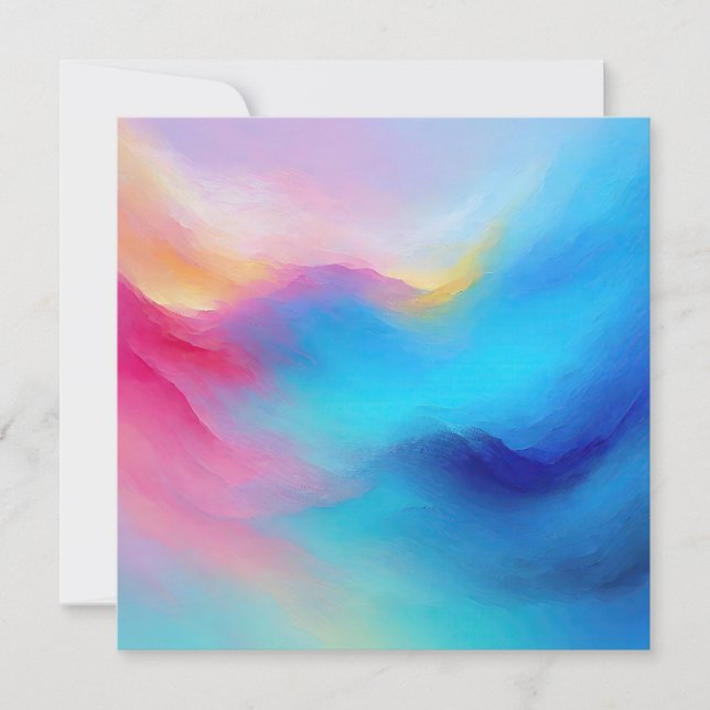"Shroudglen" Paisagem Rosa e Azul. (Frente)