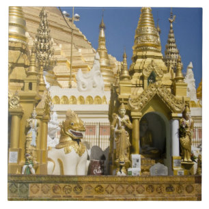 Shwedagon Pagoda (Paya), grande local de templos q