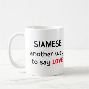 siamese ama caneca de café