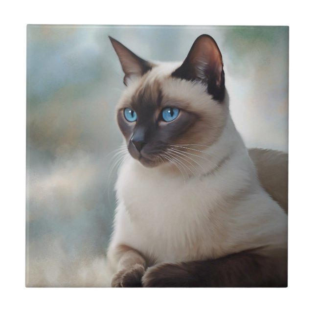 Siamese Cat 749 Arte digital (Frente)