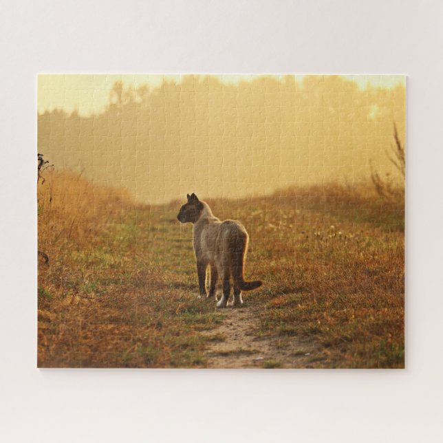 Siamese Cat Jigsee Quebra-cabeça (Horizontal)