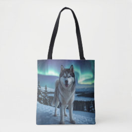 Siberian Husky Elegante Tote Bag