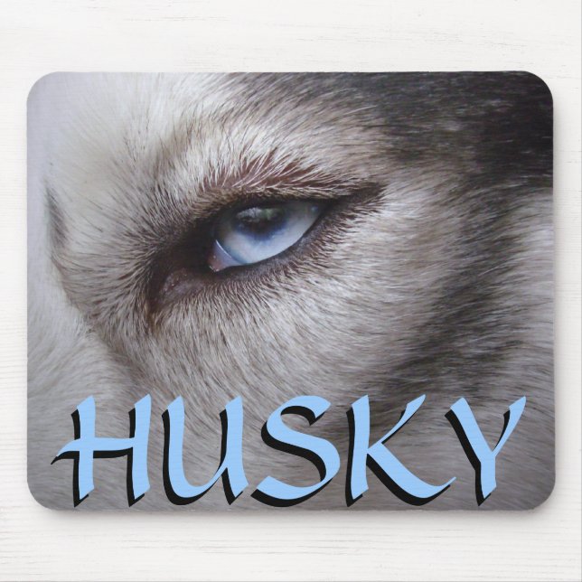 Siberian Husky Mousepad Gifts Malamute Sled Cães (Frente)