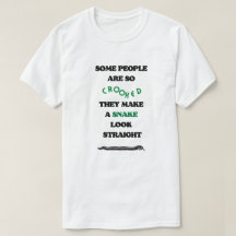 SIBILAR OU DELA, Cobra Gráfica Sarcástica Camiseta