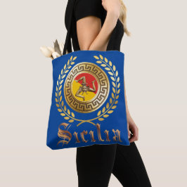 Sicília Bandeira e Emblema Presente Saco Tote