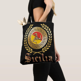 Sicília Bandeira e Emblema Presente Saco Tote