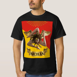 Sicília / Medusa Siciliana Trinacria  Camiseta Pos
