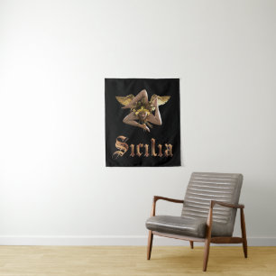 Sicilia / Sicília Tapeçaria Trinacria