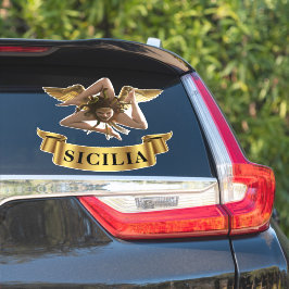 Sicília Sicília Trinacria Símbolo Adesivo