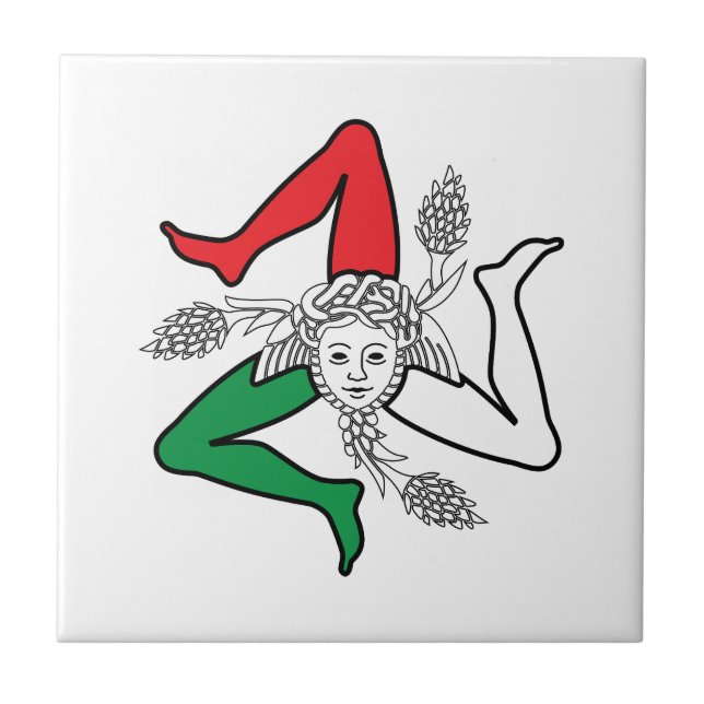 Sicilian Trinacria Medusa Design (Frente)