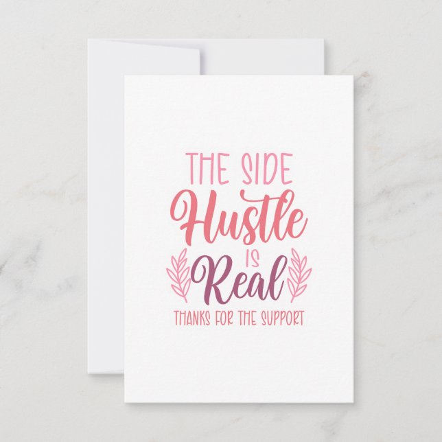 Side Hustle Obrigado Cartões (Frente)