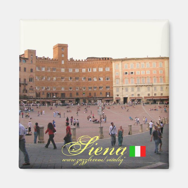 Siena Itália legal imã design (Frente)