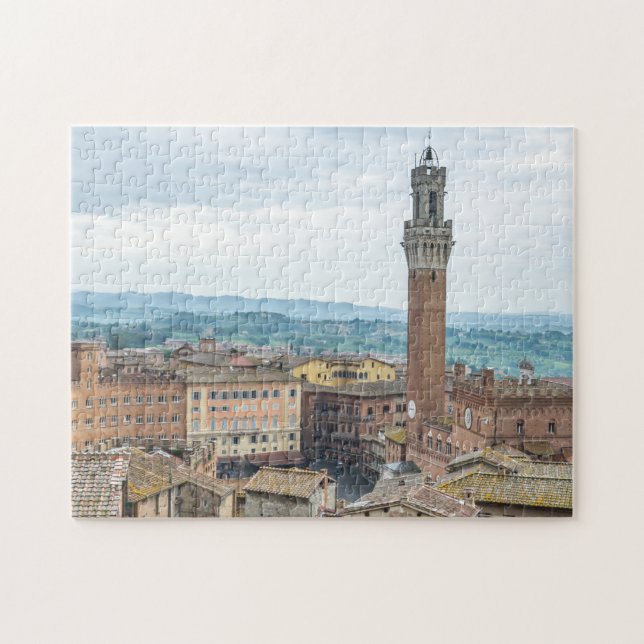 Siena Piazza del Campo, quebra-cabeça (Horizontal)