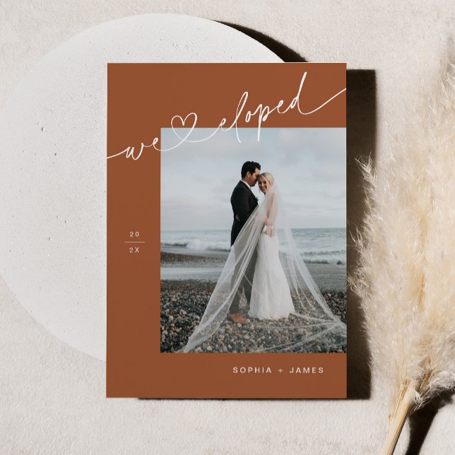 SIENNA Anúncio Minimalista de Casamento Intimo (Criador carregado)