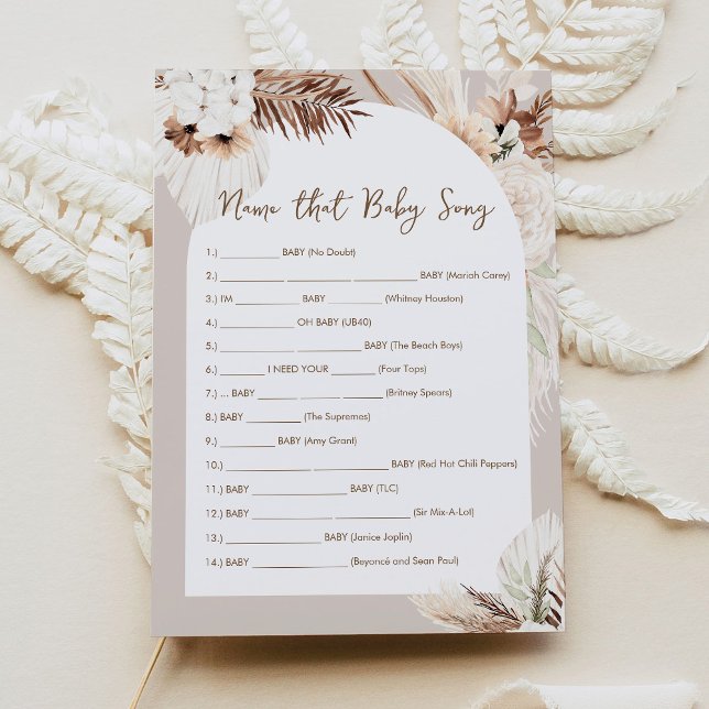 SIERRA Bohemian - Nome Do Cartão De Bebê (Criador carregado)