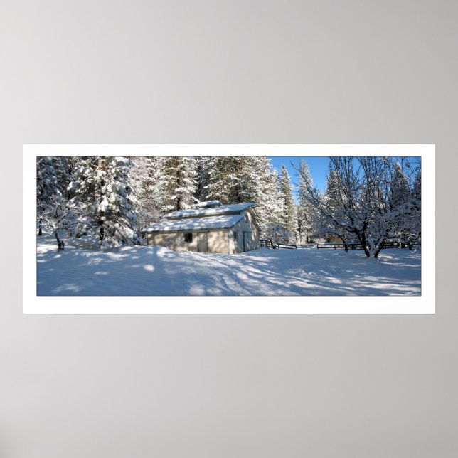 Sierra Snows e Barn - Poster (Frente)