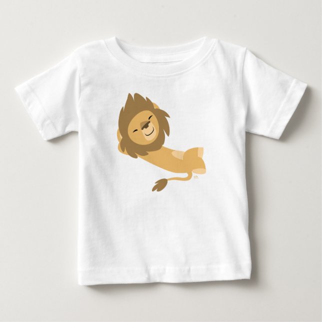 Siesta! Camiseta de Leão de Cartoon Bonito (Frente)