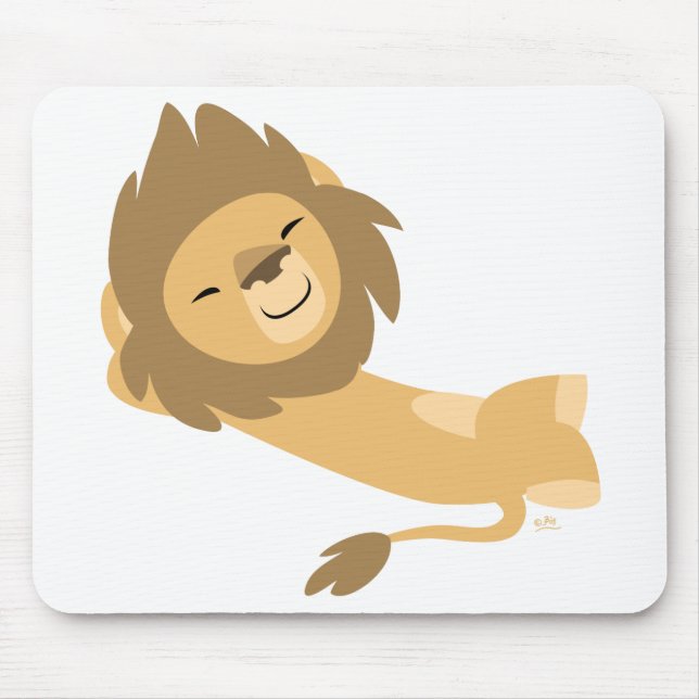 Siesta Cartoon Lion mousepad (Frente)