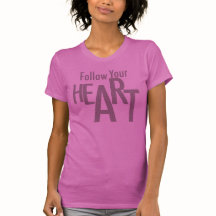 Siga a camisa do seu coração/arte
