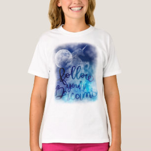 Siga seus sonhos, camiseta Unicórn