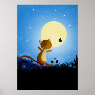 Siga seus sonhos - poster impressão