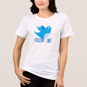 Sigam-me as T-shirts do Twitter Bird