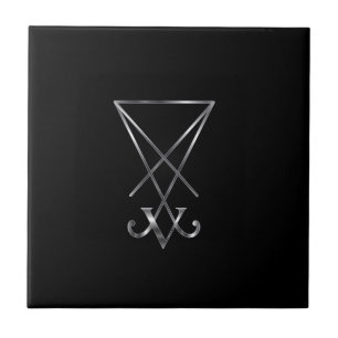 Sigil do símbolo de Lucifer- A do satanism