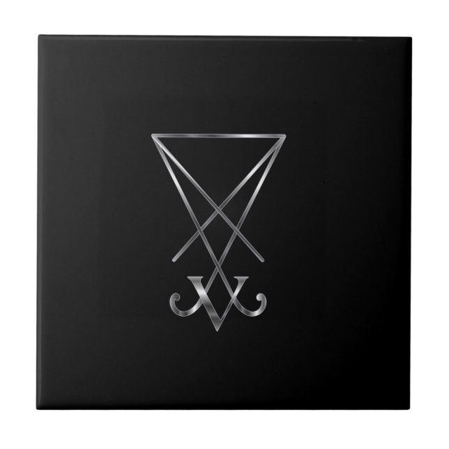 Sigil do símbolo de Lucifer- A do satanism (Frente)