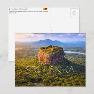 Sigiriya, Sri Lanka Cartão Postal de Viagem
