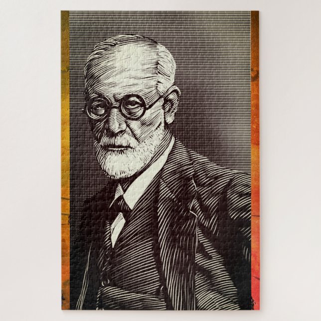 Sigmund Freud Quebra-cabeça (Vertical)