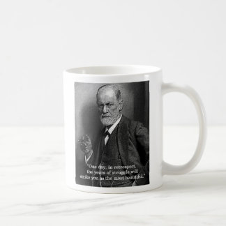 Sigmund Freud "um dia." caneca das citações