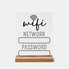 Sign Personalizado de Conta Wifi do Cliente