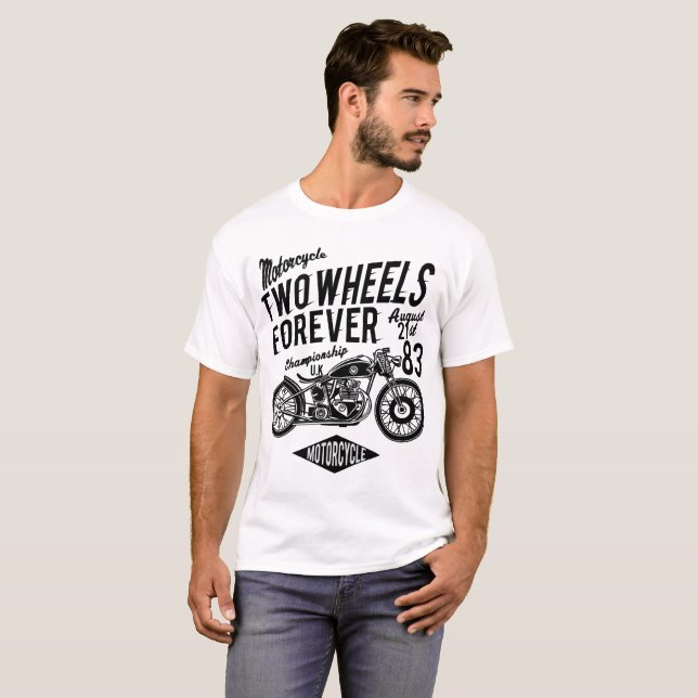 significa camiseta básica - duas rodas para motoci (Frente Completa)