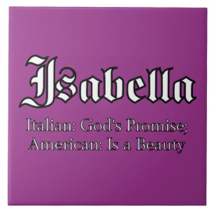 Significado de Isabella