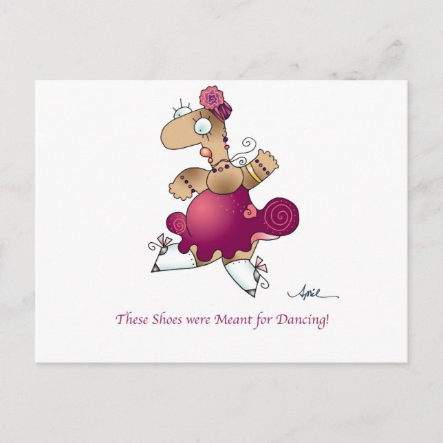 SIGNIFICADO PARA DANÇAR! Cartão postal de April Mc (Frente)