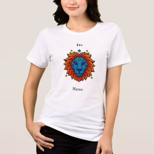Signo de Leão Pop Art - Ilustração Retro de Leão