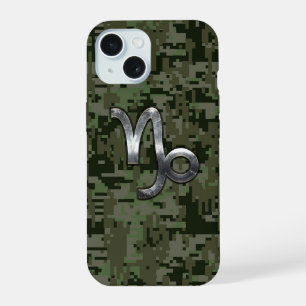 Signo Zodíaco Capricórnio em camuflagem digital ve